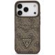 3. Guess 4G nauble Card Triange Hülle für iPhone 18 Pro / 17 Pro – braun
