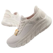 Skechers Damen-Sportschuhe Bobs B Flex SLIP-INS ecru bequem