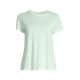 CASALL Soft Texture Tee Damen-T-Shirt, grün