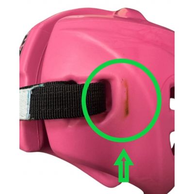 22. KSS-POWER TECH Sparring-Boxhelm aus Leder