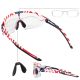 2. Rockbros Radsportbrille Photochrom mit UV-Schutz und Korrektureinsatz 14120008002 - USA Pattern - Weiß
