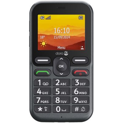 Doro Leva L10 6,1 cm (2,4") 120,7 g Schwarz Funktionshandy