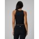 2. Ärmelloses, schmal geschnittenes Damen-T-Shirt, einfarbig, Größe 4F 4FRSS26TSLEF319-20S