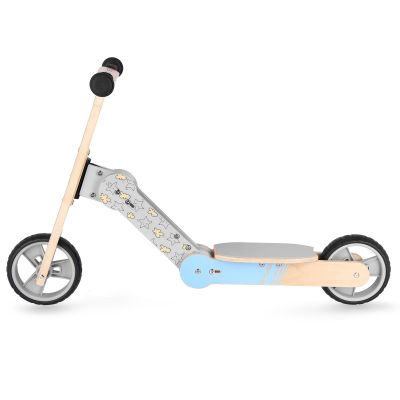 5. Spokey WOO-RIDE MULTI 940906 2-in-1 Laufrad und Kinderroller, blau