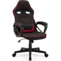 SENSE7 Knight Stoffsessel, schwarz und rot