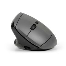 BakkerElkhuizen MidWay Maus für Büro, linke Seite, kabellos (RF), Bluetooth, USB Typ-C, optisch, 2400 DPI