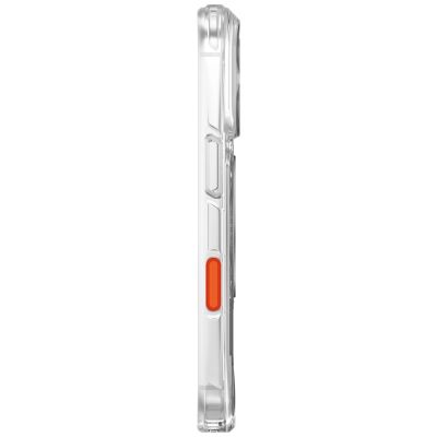 4. Uniq Swivix 360 drehbare Schutzhülle mit Ständer für iPhone 17 Pro – Transparent