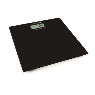 12. Esperanza Aerobic EBS002K Badezimmerwaage (Schwarz)