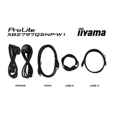 16. iiyama ProLite XB2797QSNP-W1 Computermonitor 68,6 cm (27") 2560 x 1440 px Quad HD LCD Weiß