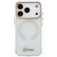 3. Guess IML Script Metal MagSafe Hülle für iPhone 18 Pro Max / 17 Pro Max – transparent