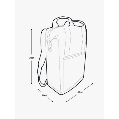 6. EVOC Tote Rucksack 18 violett - schwarz