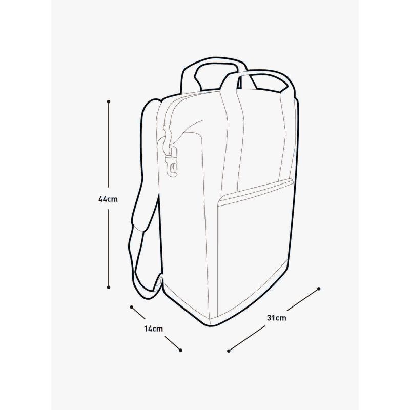 6. EVOC Tote Rucksack 18 violett - schwarz