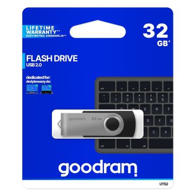 5. GoodRam Twister UTS2-0320K0R11 (32 GB; USB 2.0; schwarz)