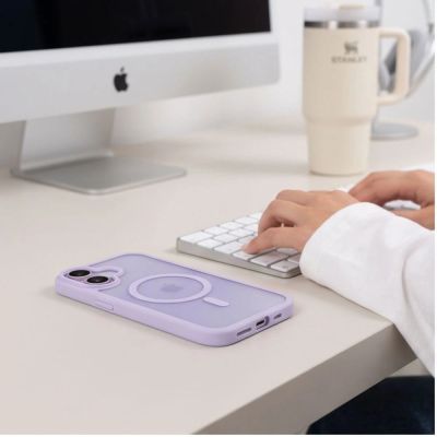 5. Tech-Protect BasicMag MagSafe iPhone 17 Hülle – Mattes Lila