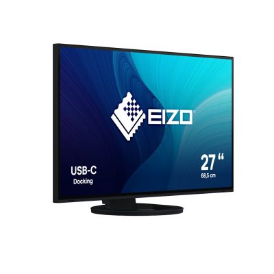 8. EIZO FlexScan EV2781-BK Monitor – 68,6 cm (27 Zoll) – 2560 x 1440 Pixel – Quad HD – LED – 5 ms