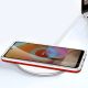 7. Klare 3in1 Hülle für Samsung Galaxy A72 4G Frame Gel Cover Rot