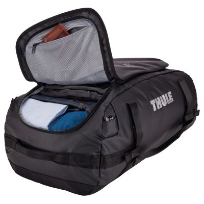 12. Thule Chasm TDSD303 Schwarze Sporttasche 70L Polyester Schwarz