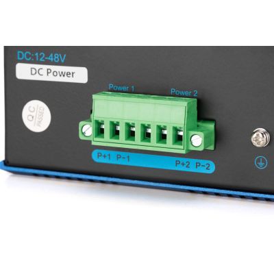 8. Industrieller Ethernet-Switch 8+2 -Port Gigabit PoE-Switch 8 Port GE PoE RJ45, 2 GE SFP-Port