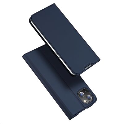 Dux Ducis Skin Pro Holster Flip Cover für iPhone 14 Plus blau