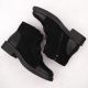 10. Damen-Wildlederimitat-Stiefeletten, gefüttert, schwarz M.Daszyński SA252-4