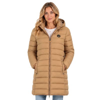 2. Damenjacke Geographical Norway ATIKAMAP LONG HOOD TAUPE DB LADY 233 (WZ5137F/GN-TAUPE)