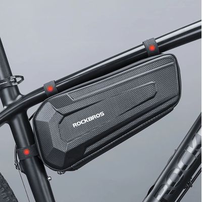 10. Rockbros B66 wasserdichte Fahrradtasche für Rahmen – Schwarz