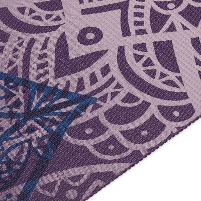 8. Gaiam Lila Gitter Yogamatte 4 mm 64747