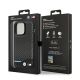8. Hülle BMW BMHCP14L22NBCK iPhone 14 Pro 6.1 "schwarz / schwarzes Leder Carbon