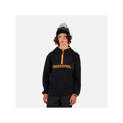 ROSSIGNOL JR All Track Anorak Fleece Kinder-Sweatshirt Schwarz
