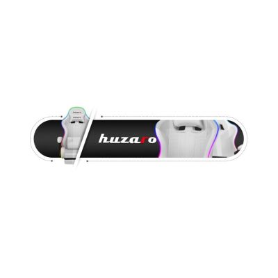 24. Huzaro Force 4.7 RGB Weißer Gaming-Stuhl