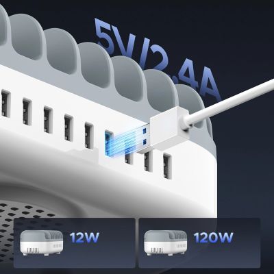 5. Orico DUK-10P-V1 Smart Ladestation 10 x USB-A - Weiß