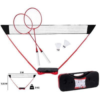 DONNAY 5-IN-1 Strand- und Garten-Badmintonset