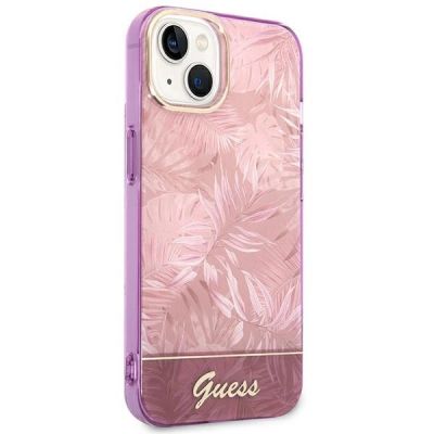 4. Ratet Guess , GUHCP14MHGJGHP iPhone 14 Plus 6,7 "rosa / rosa Hardcase Jungle Collection