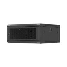 LANBERG Wandregalschrank 19" 4HE 600x600 SCHWARZ PERFORIERTÜREN (FLACHVERPACKT)