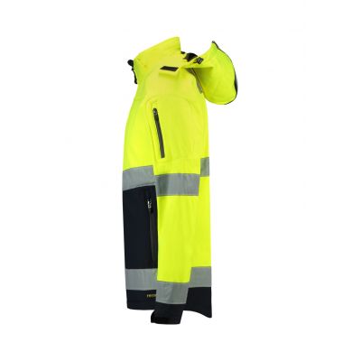 2. Rimeck Bi-color EN ISO 20471 Softshelljacke M MLI-T5297 fluoreszierend gelb