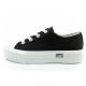 2. Lee Damen-Sportschuhe Isla Sneakers, schwarz, Plateau, bequem