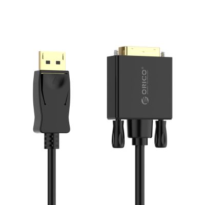 5. Orico XD-DTD DisplayPort auf DVI 4K Kabel 1m - Schwarz