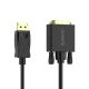 5. Orico XD-DTD DisplayPort auf DVI 4K Kabel 1m - Schwarz