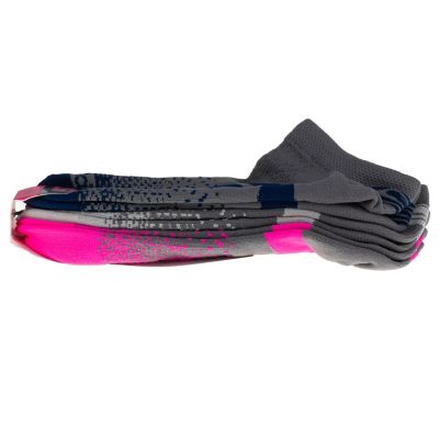 2. Skechers 3er-Pack Damen-Sneaker ohne Frottee, niedrig geschnitten, S106751-DKGY, mehrfarbig, 36–40