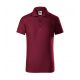 2. Kinder-Piqué-Poloshirt (Granat)