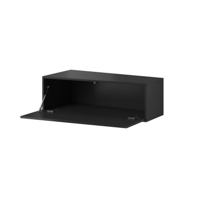 2. TV-Schrank VIGO SLANT '90' 30/90/40 schwarz/schwarz poliert