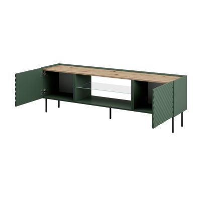 5. TV-Schrank EF ONDA 180,5x40xH58,39 grün (stehend oder hängend)