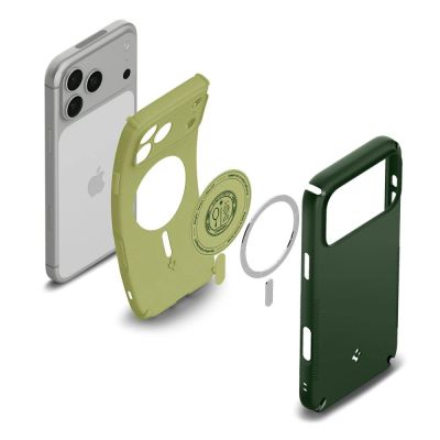 6. Spigen Nano Pop MagSafe Hülle für iPhone 18 Pro / 17 Pro – Grün