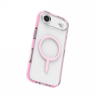 3. ZAGG Santa Cruz Snap MagSafe Hülle für iPhone Air – Transparentes Pink