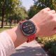 3. Tech-Protect Silikon-Air-Armband für Samsung Galaxy Watch Ultra 47 mm – Rot
