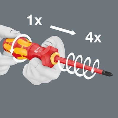 3. Wera 05006640001 Handschraubendreher-Set, gerader Schraubendreher