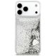 3. Guess Liq Hülle. Glitzeranhänger für iPhone 17 Pro Max – Silber