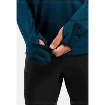 Herren-Midlayer mit Stehkragen Odlo X-ALP Mid layer 1/2 zip, grün