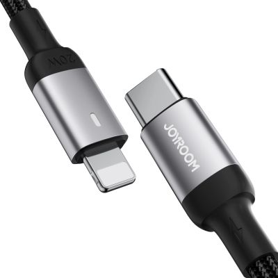 6. Joyroom Extraordinary Series A10 Lightning / USB-C PD 20W Kabel 1,2 m - Schwarz
