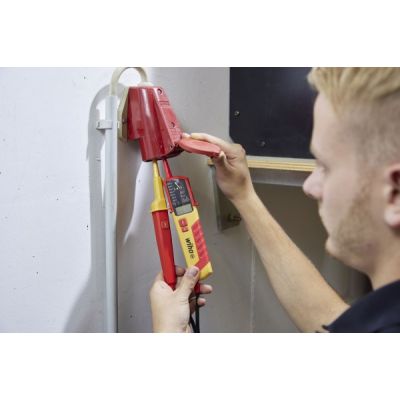 5. Wiha 45217 Spannungsprüfer Rot, Gelb